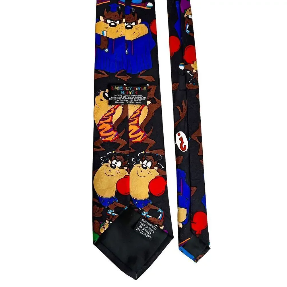 Looney Tunes Novelty Tie featuring the Tazmanian Devil